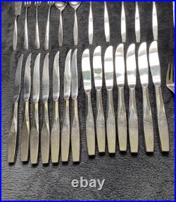 71 Pc Vintage Oneida LTD Stainless Flatware Set USA Silverware Lot 71 Pc Vintage Oneida LTD Stainless Flatware Set USA Silverware Lot