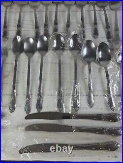 71 pc Lot of Wm A. Rogers Oneida Fenway Daydream Stainless Flatware