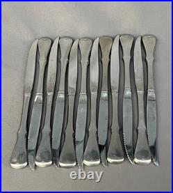 72 Pc Oneida Community PATRICK HENRY Mixed Stainless Flatware Set