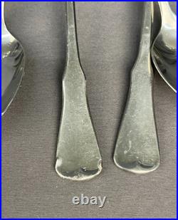 72 Pc Oneida Community PATRICK HENRY Mixed Stainless Flatware Set