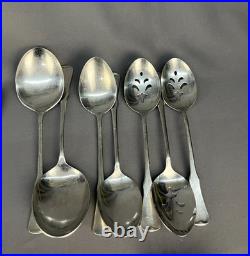 72 Pc Oneida Community PATRICK HENRY Mixed Stainless Flatware Set
