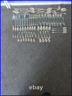 72 Pc Oneida Craft Chateau Stainless Steel Flatware Set