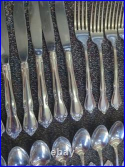 72 Pc Oneida Craft Chateau Stainless Steel Flatware Set