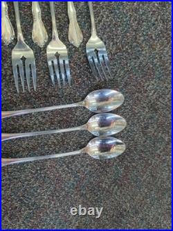 72 Pc Oneida Craft Chateau Stainless Steel Flatware Set