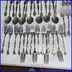 72 Pc Set Oneida Cantata  Stainless Flatware Oneida Flatware