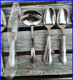 72 Pcs Oneida HOMESTEAD Simeon L & George H Rogers Co Stainless Flatware Set