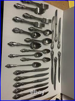 72 Pcs Oneida Stainless Flatware Set With Box NEW