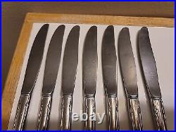 72 Pieces 1881 Rogers Oneida USA Stainless Flatware Set ARBOR ROSE TRUE ROSE