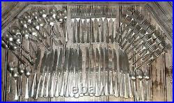 72 piece MAESTRO by S S S Oneida 18/8 Stainless Flatware Set. LOOK! READ