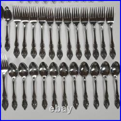 73 Pcs Oneida BRAHMS Community Stainless Steel Flatware Set Service For 12