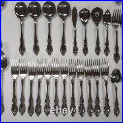 73 Pcs Oneida BRAHMS Community Stainless Steel Flatware Set Service For 12