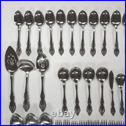 73 Pcs Oneida BRAHMS Community Stainless Steel Flatware Set Service For 12