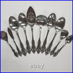 73 Pcs Oneida BRAHMS Community Stainless Steel Flatware Set Service For 12