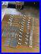 73 Pcs Venetia Oneida Community Mid Century Venetia Stainless Flatware EUC