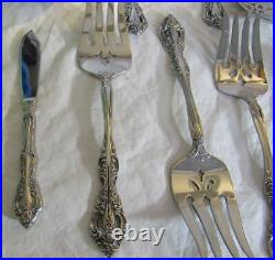 73 Pieces Oneida Michelangelo Stainless Steel Flatware With 13 Serving Pieces