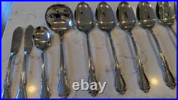 74 x Oneida Craft Deluxe Stainless Chateau Flatware Spoons Forks Knives Serving
