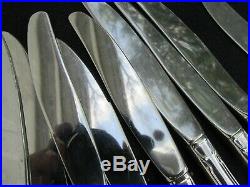 75 PIECE ONEIDA COMMUNITY CHATELAINE stainless flatware silverware