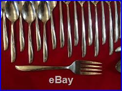 75 Piece Lot Oneida Twin Star Stainless Flatware Silverware Many Serving Pieces