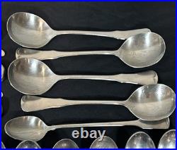 76 PC Set Oneida Community Profile Patrick Henry Flatware HTF Stainless Steel