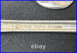 76 PC Set Oneida Community Profile Patrick Henry Flatware HTF Stainless Steel