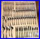 76 Pc Oneida Community Brahms Stainless Flatware 14 Sets + Serving Utensils Box