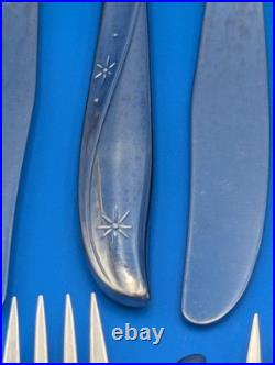 76 Pcs Oneida Stainless Twin Star Flatware Service for 12 plus Serving Pieces