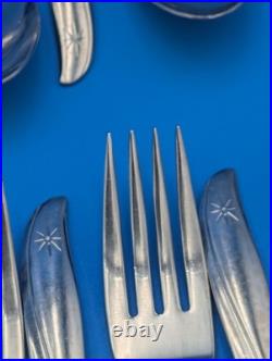 76 Pcs Oneida Stainless Twin Star Flatware Service for 12 plus Serving Pieces