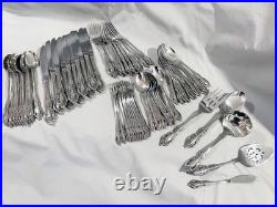 77 Pcs ONEIDA RAPHAEL STAINLESS FLATWARE