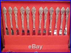 79 PC SERVICE FOR 12 Oneida USA WORDSWORTH Stainless Steel Flatware EXCELLENT