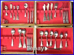 79 Pc Lot Oneida Community Stainless Patrick Henry Flatware Rare