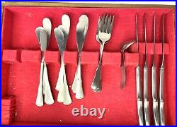 79 Pc Lot Oneida Community Stainless Patrick Henry Flatware Rare