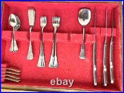 79 Pc Lot Oneida Community Stainless Patrick Henry Flatware Rare