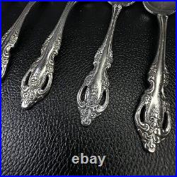 8 BRAHMS Oneida Stainless Flatware 6 TEASPOONS set lot spoons