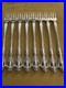 (8) COCKTAIL FORKS Oneida MICHELANGELO Glossy Stainless Flatware SHINY