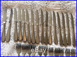 80 PC SERVICE FOR 16 Oneida USA FLIGHT RELIANCE Stainless Flatware