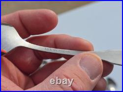 80 Pieces Oneida Minute Man-Colonial Boston-Stainless Flatware Lot Set Serving