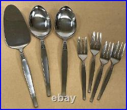 80pc Amefa Stainless Mixed Flatware Lot Service For 12 + Extras Holland
