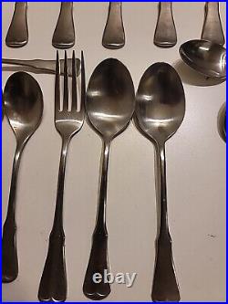 81 Pieces Oneida Community Stainless Flatware Patrick Henry Knife Spoon Lot