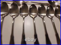 81 Pieces Oneida Community Stainless Flatware Patrick Henry Knife Spoon Lot