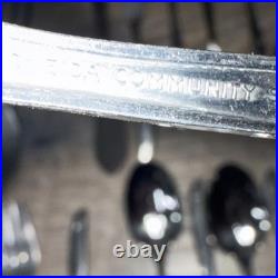 82 Pieces Oneida Twin Star Community Stainless Flatware MULTIPLE SERVING 8 Place
