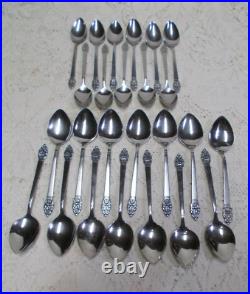 82 Pieces Vtg Oneida Stainless Community Flatware Vinland Pattern-Fruit Spoons