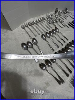 83 Piece Lot ONEIDA Community Stainless Flatware PATRICK HENRY