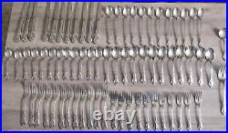 83 Piece Set Oneida All American Stainless Steel Flatware Cutlery Briarwood