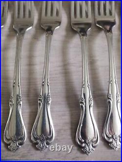 83 Piece Set Oneida All American Stainless Steel Flatware Cutlery Briarwood