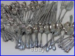 83 Pieces Oneida Distinction Mansion Hall Stainless Flatware