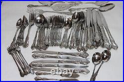 85 Pcs KENNETT SQUARE Distinction Deluxe by Oneida HH Stainless Steel Flatware