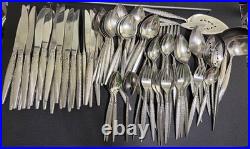 85 pc set Oneida Community Stainless Venetia Venezia Flatware