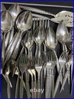 85 pc set Oneida Community Stainless Venetia Venezia Flatware