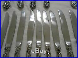 86 Pieces Oneida Michelangelo stainless flatware 6 PC service for 12 + xtras