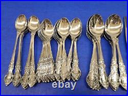 87 pieces Oneida Northland BATON ROUGE Stainless Japan Flatware Lot